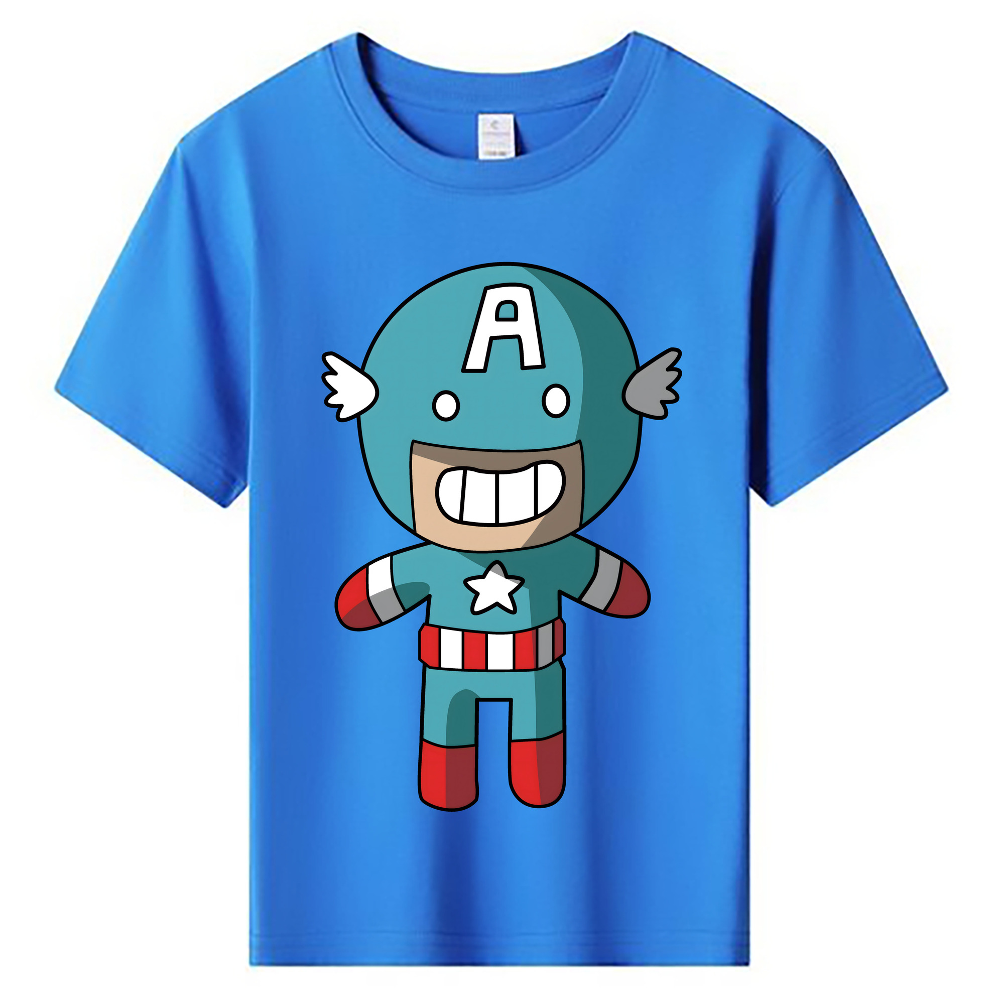 （画像用） アベンジャーズ The Avengers 綿100％キッズTシャツ（フロントプリント）
